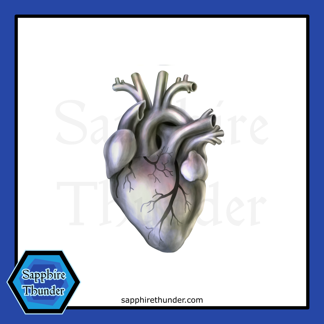 Metal Heart Sticker