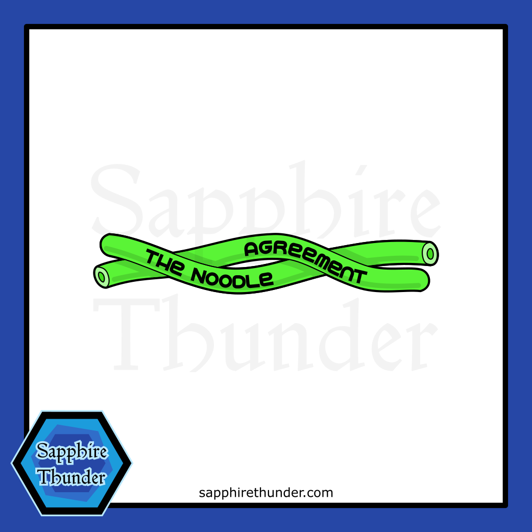 Noodle Agreement Sticker
