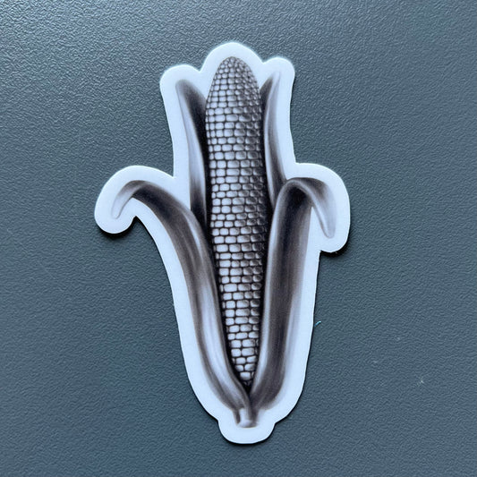Metal Corn Sticker