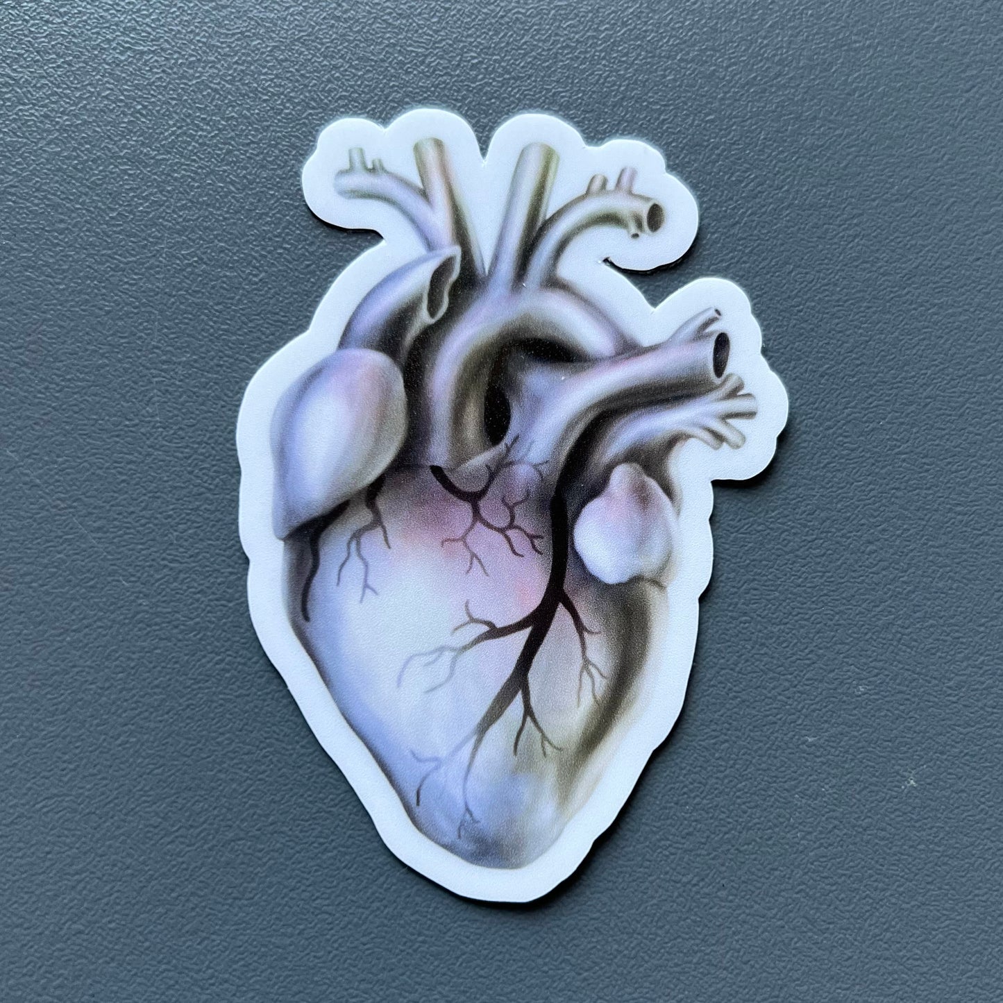 Metal Heart Sticker