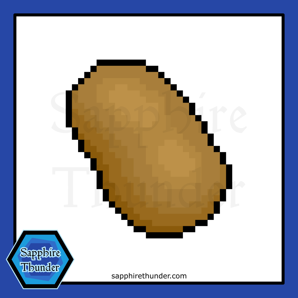 Pixel Potato Sticker