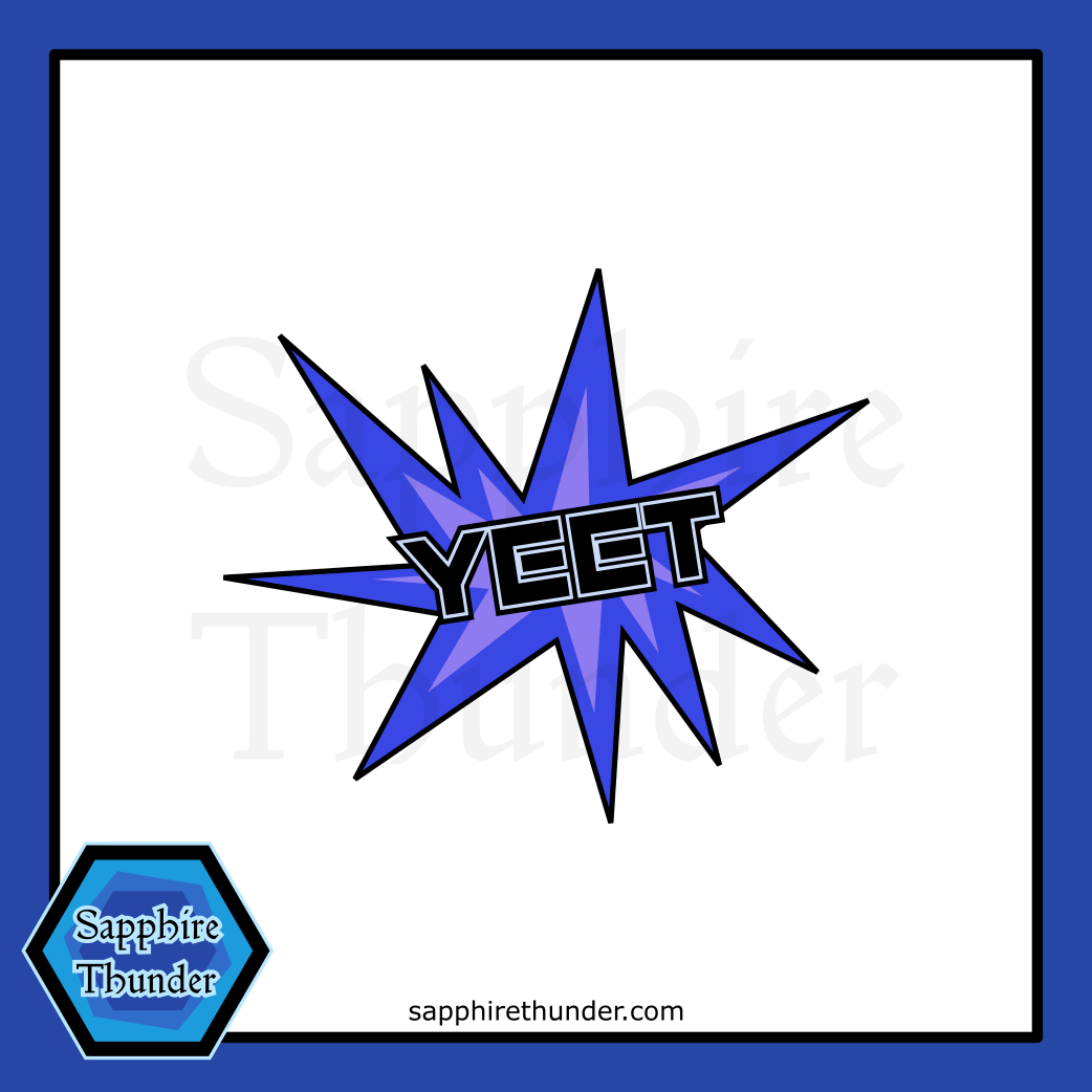 "YEET" Sticker